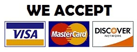 Credit Cards Accepted